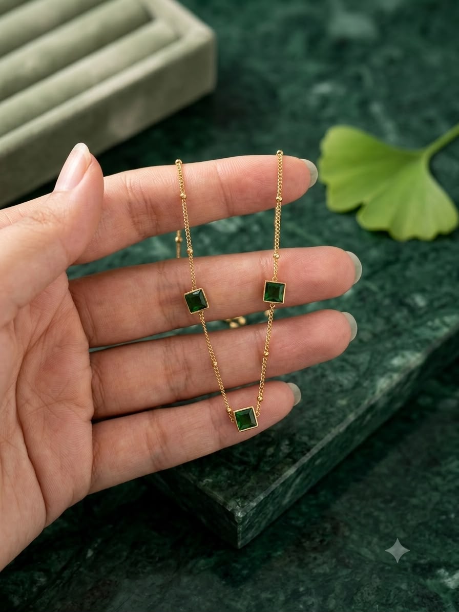Emerald Luxe Pendant Necklace