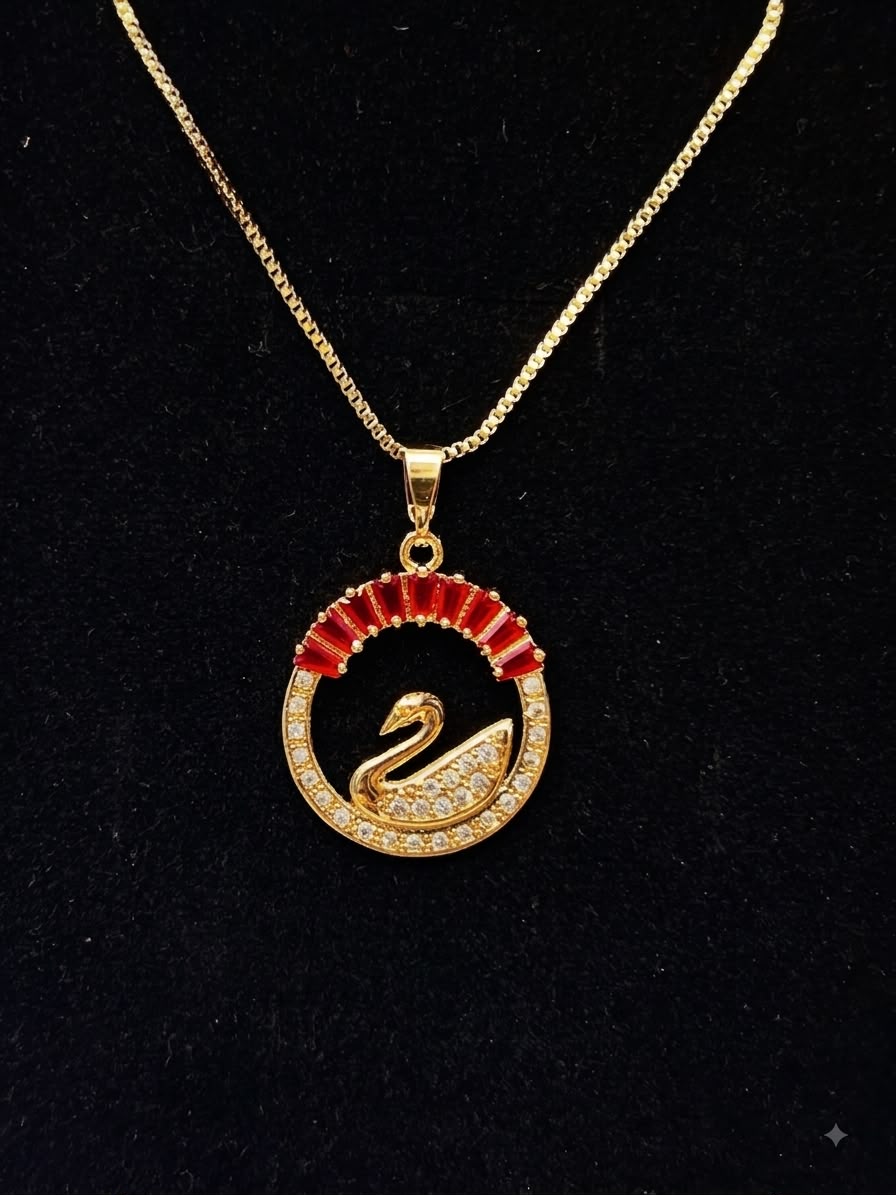 Ruby Duck Pendant ❤️🦆