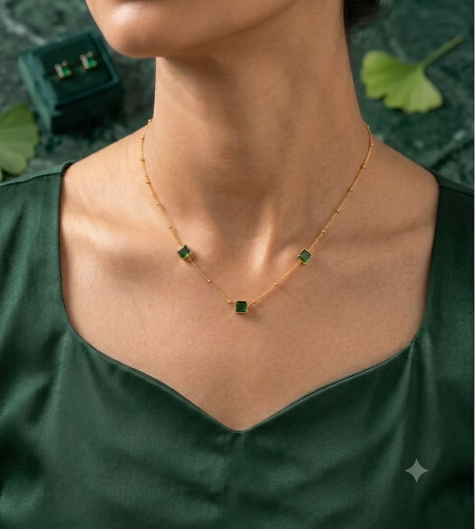 Emerald Luxe Pendant Necklace