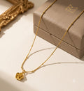 Golden Rose Pendant