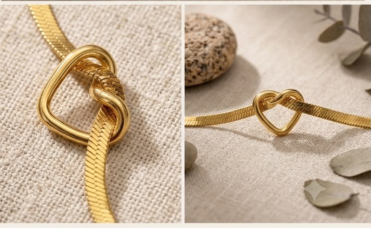 Love Knot Gold Bracelet