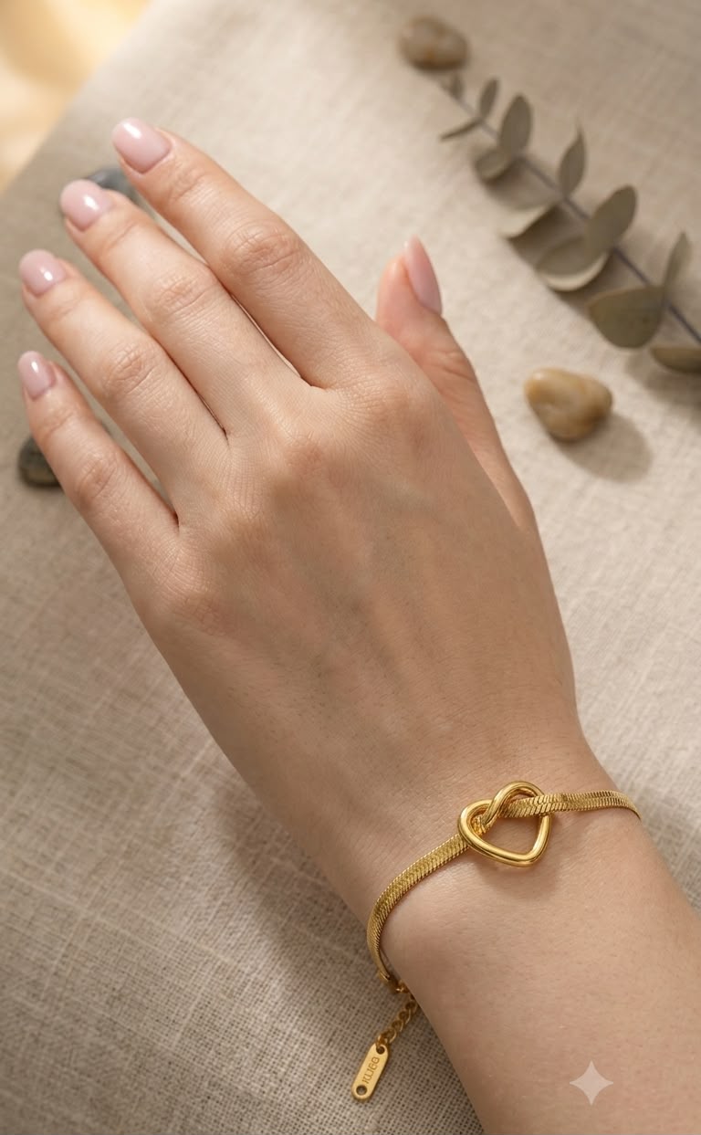 Love Knot Gold Bracelet