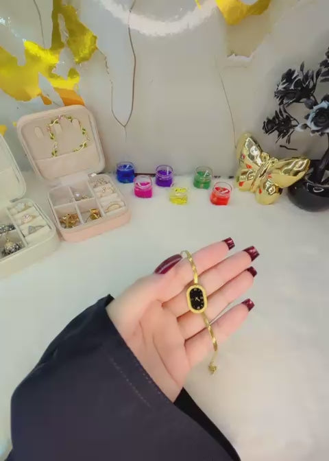 Classic Watch-Face Charm Bracelet